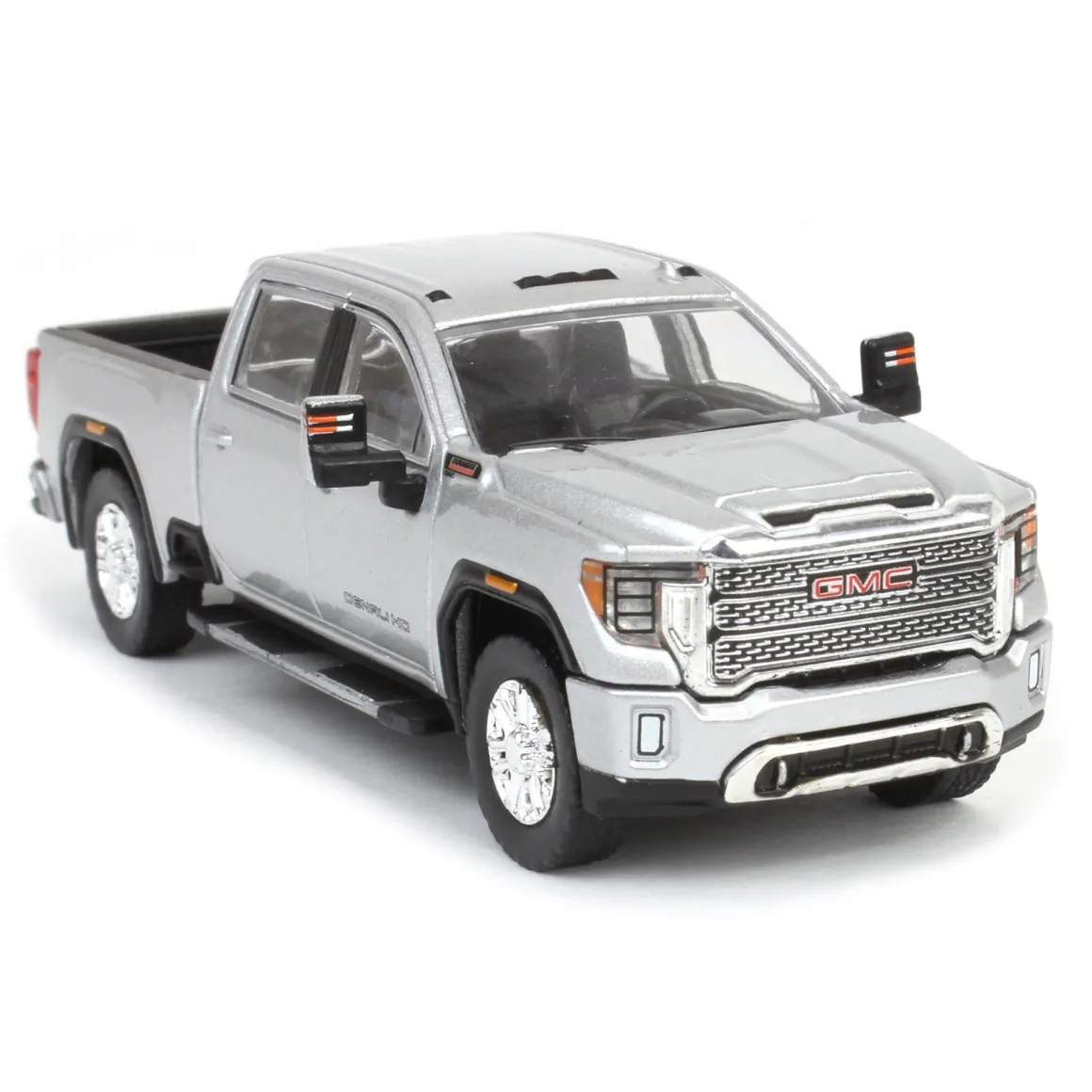 1/64 2022 GMC Sierra 2500 Denali, Quick Silver Metallic, Karson Diecast Exclusive