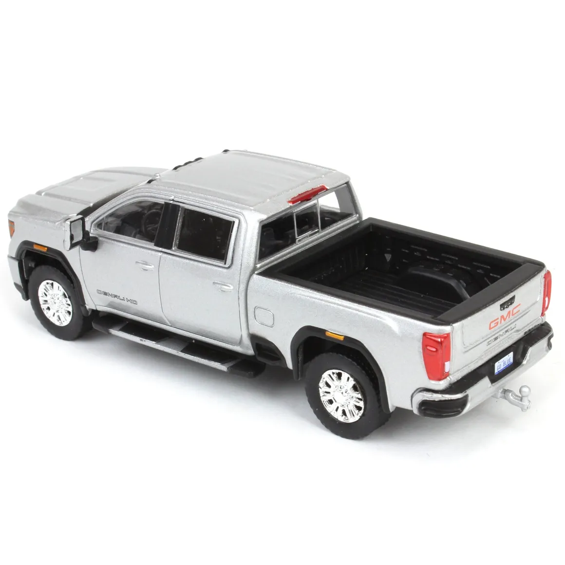 1/64 2022 GMC Sierra 2500 Denali, Quick Silver Metallic, Karson Diecast Exclusive