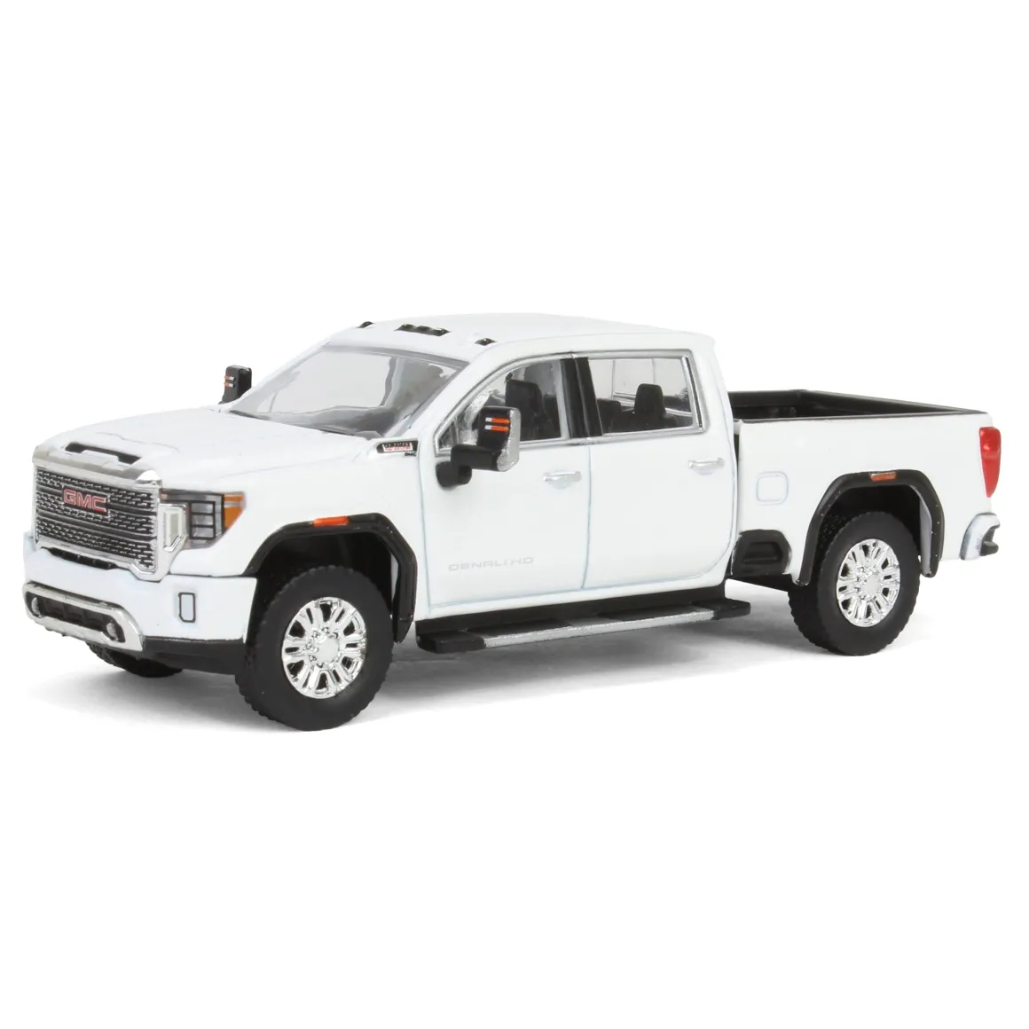 1/64 2022 GMC Sierra 2500 Denali, Summit White, Karson Diecast Exclusive