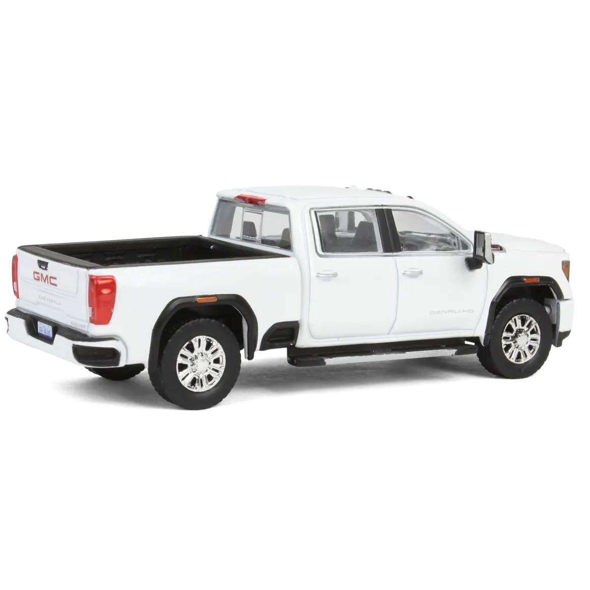 1/64 2022 GMC Sierra 2500 Denali, Summit White, Karson Diecast Exclusive