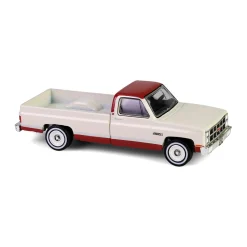 1/64 1981 GMC Sierra Classic K2500, Neutral & Dark Carmine Red Deluxe Two-Tone, Down on the Farm Series 10