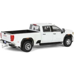 1/64 2022 GMC Sierra 3500HD Pro Dually, Summit White, Karson Diecast Exclusive