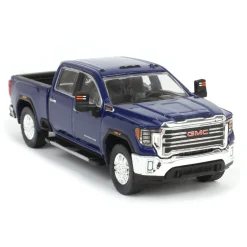 1/64 2022 GMC Sierra 2500HD SLT, Pacific Blue, Karson Diecast Exclusive