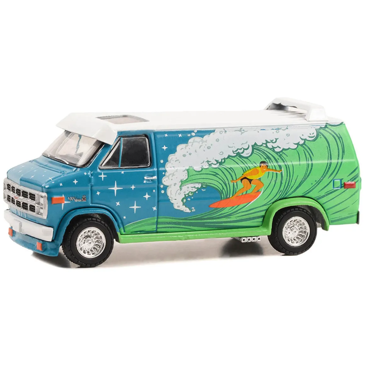 1/64 1978 GMC Vandura Custom Van, Surf Decoration, Vannin', Hobby Exclusive