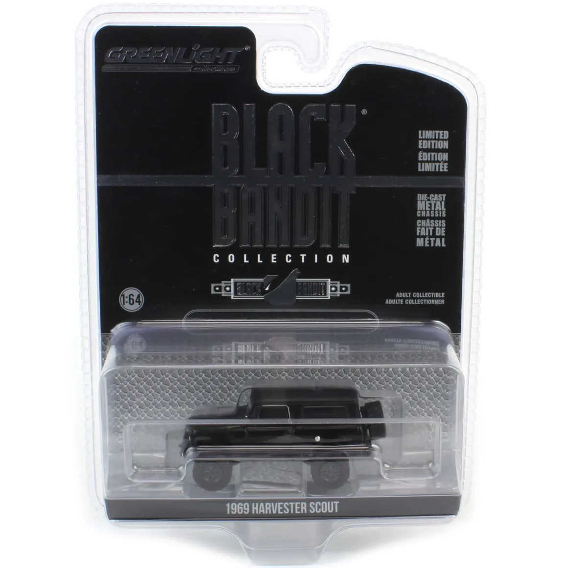 1/64 1969 Harvester Scout Lifted, Black Bandit Series 29