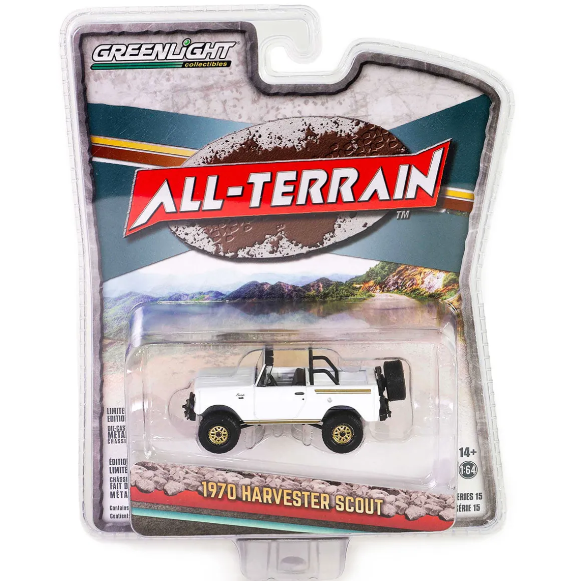 1/64 1970 Harvester Scout Lifted with Off-Road Parts, All-Terrain Series 15