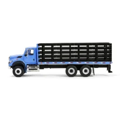 1/64 2018 International WorkStar Platform Stake, Blue, S.D. Trucks Series 19