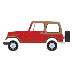 1/64 1980 Jeep CJ-7 Laredo, Red, All-Terrain Series 17