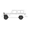 1/64 1971 Jeep Jeepster Commando, White, All-Terrain Series 17