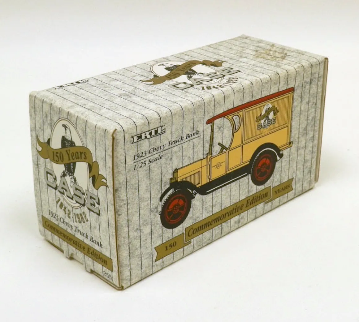 1/25 1923 JI Case Chevy Truck Bank, 150 Years Commemorative Edition