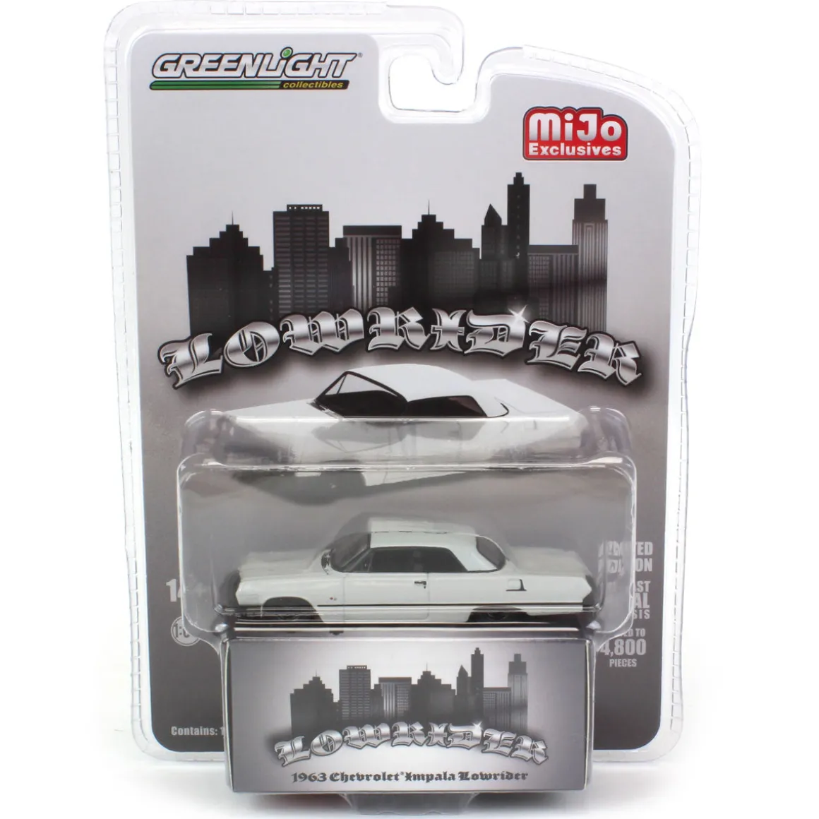 1/64 1963 Lowrider Chevrolet Impala SS, Grey, MiJo Exclusive