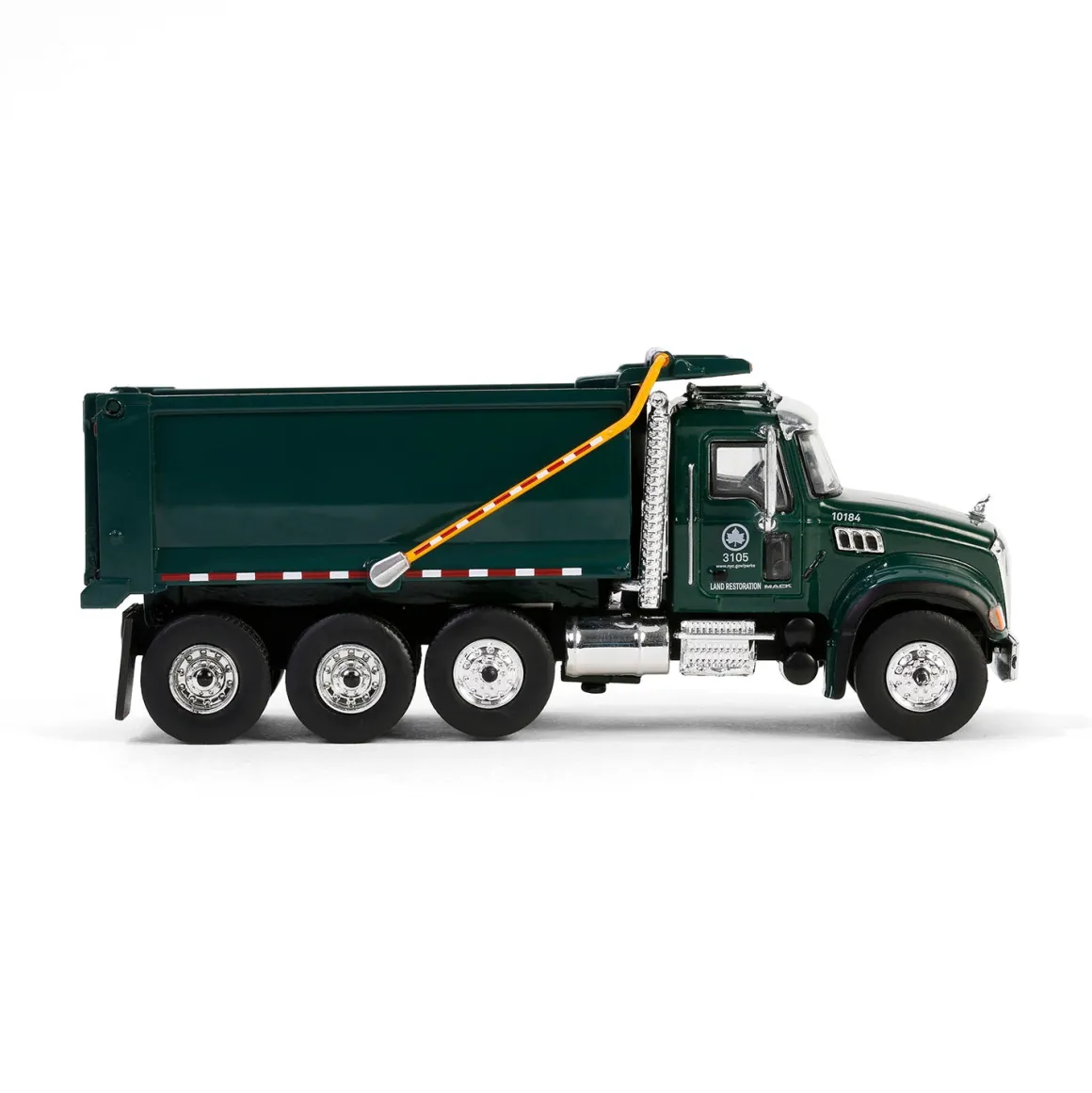 1/64 2019 Mack Granite Dump Truck, NYC Department of Parks & Recreation, S.D. Trucks Series 19