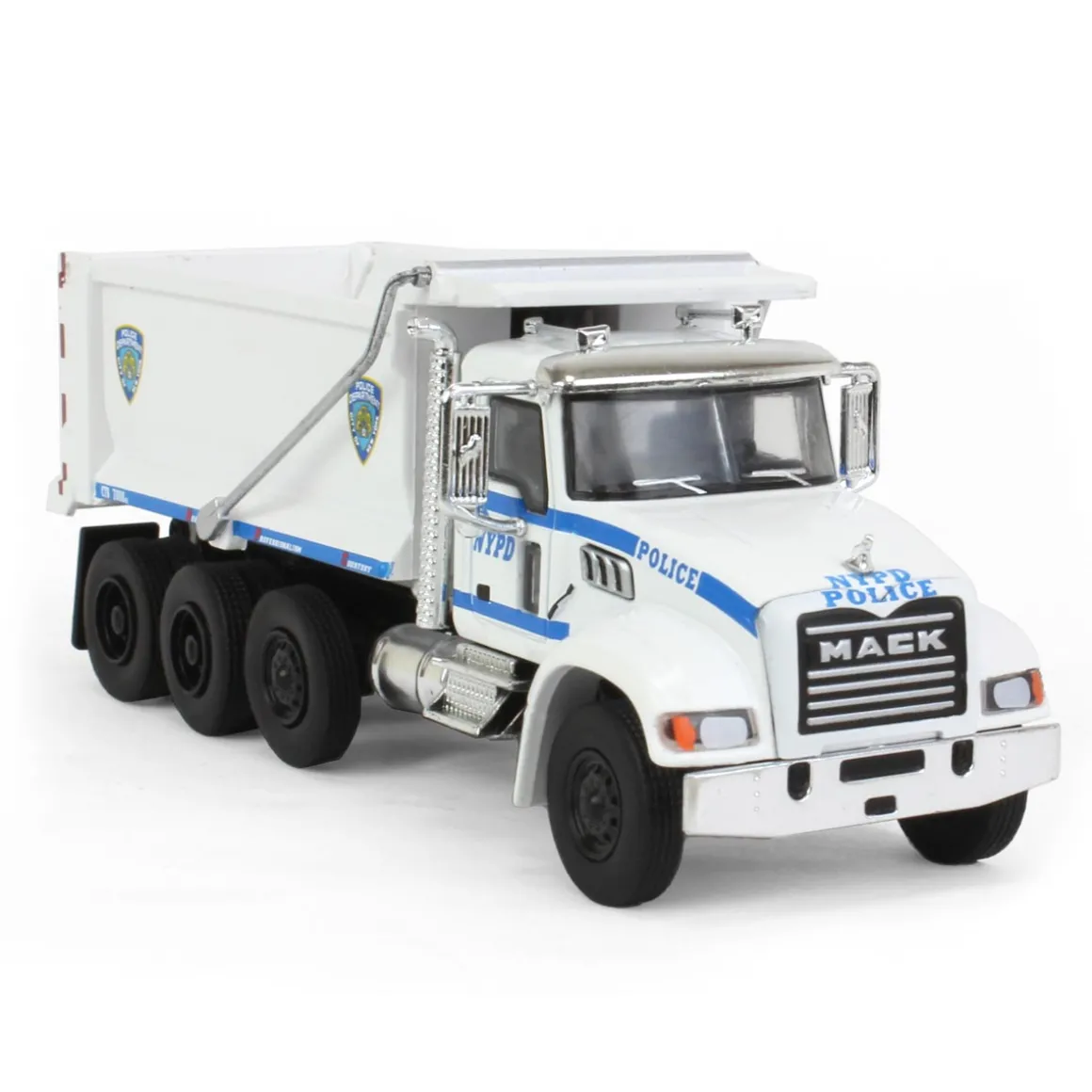 1/64 2019 Mack Granite Dump Truck, NYPD, SD Series 16
