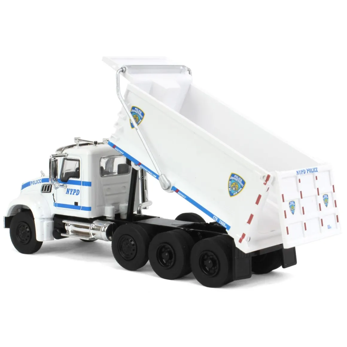 1/64 2019 Mack Granite Dump Truck, NYPD, SD Series 16