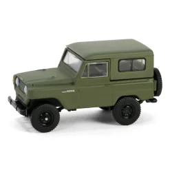 1/64 1962 Nissan Patrol, Matte Olive Green, All-Terrain Series 16