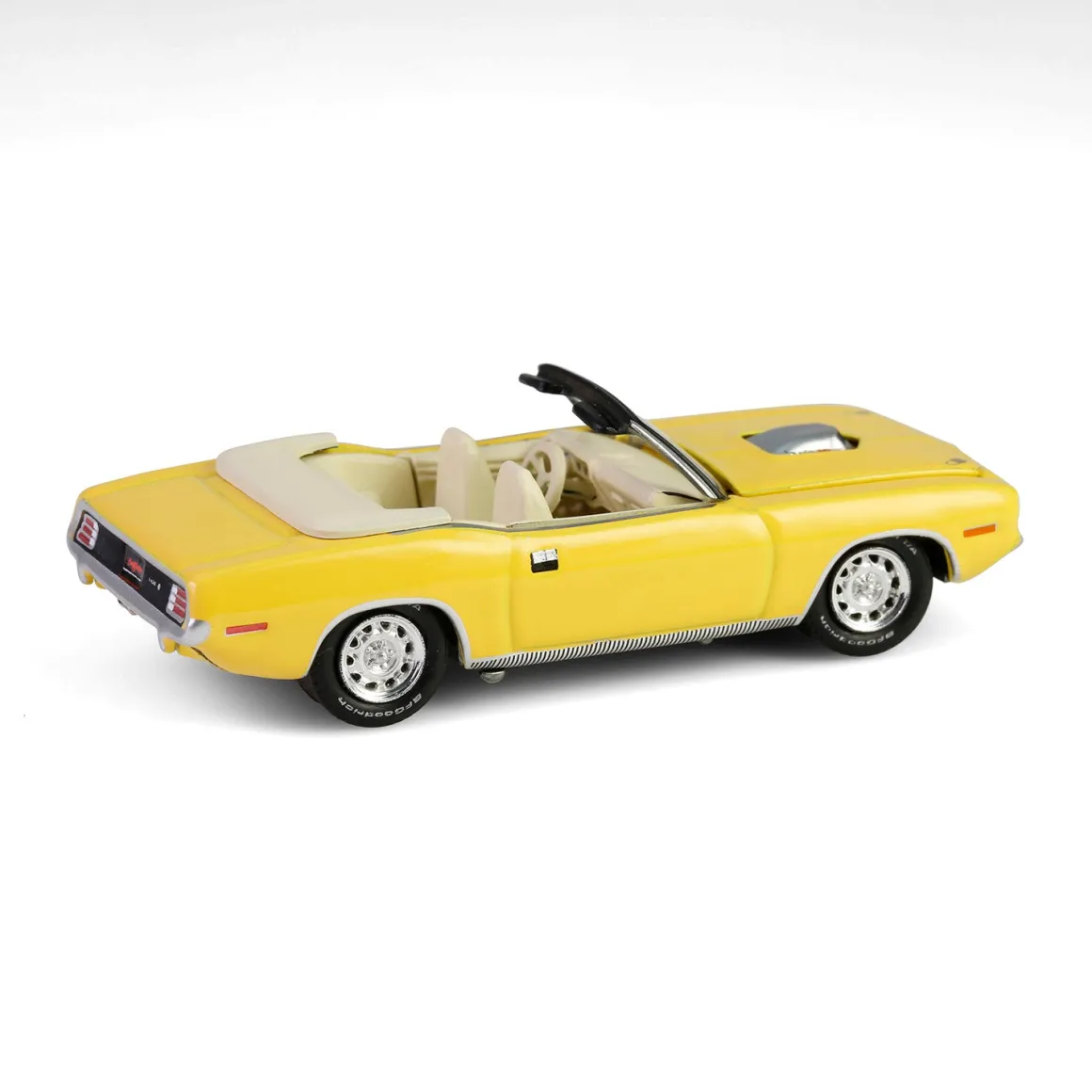 1/64 1970 Plymouth 'Cuda Convertible, Scottsdale 2024, Yellow, Barrett-Jackson Series 15