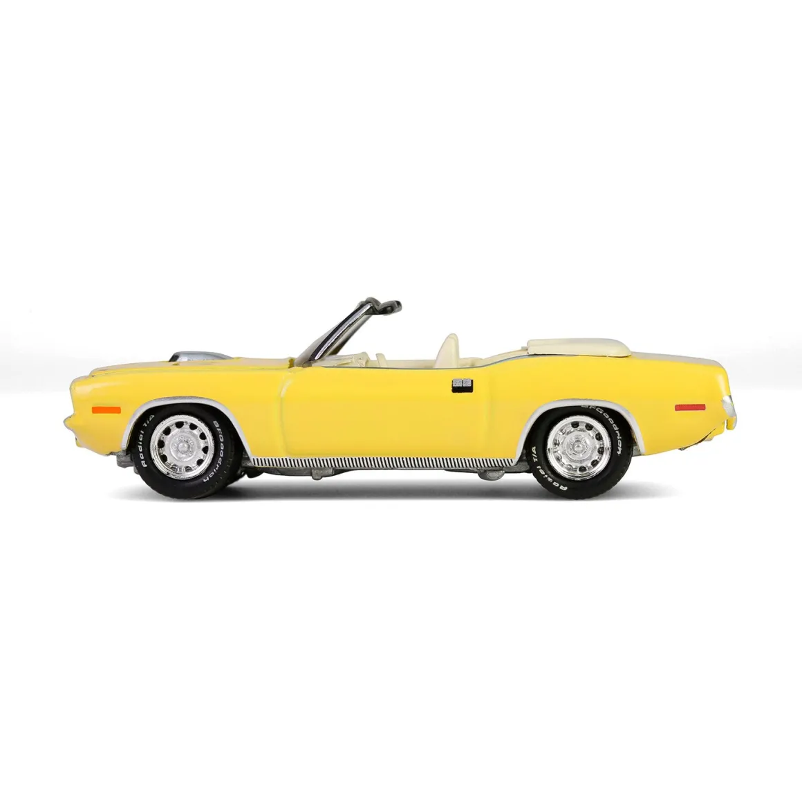1/64 1970 Plymouth 'Cuda Convertible, Scottsdale 2024, Yellow, Barrett-Jackson Series 15