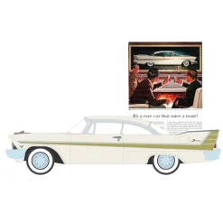1/64 1957 Plymouth Fury, Vintage Ad Cars Series 10