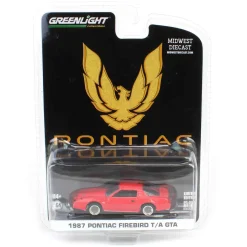 1/64 1987 Pontiac Firebird T/A GTA, Red with Silver Rims, Midwest Diecast Exclusive