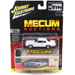 1/64 1974 Pontiac GTO, Cameo White, Mecum Auctions, Johnny Lightning Collector Tin Series 15