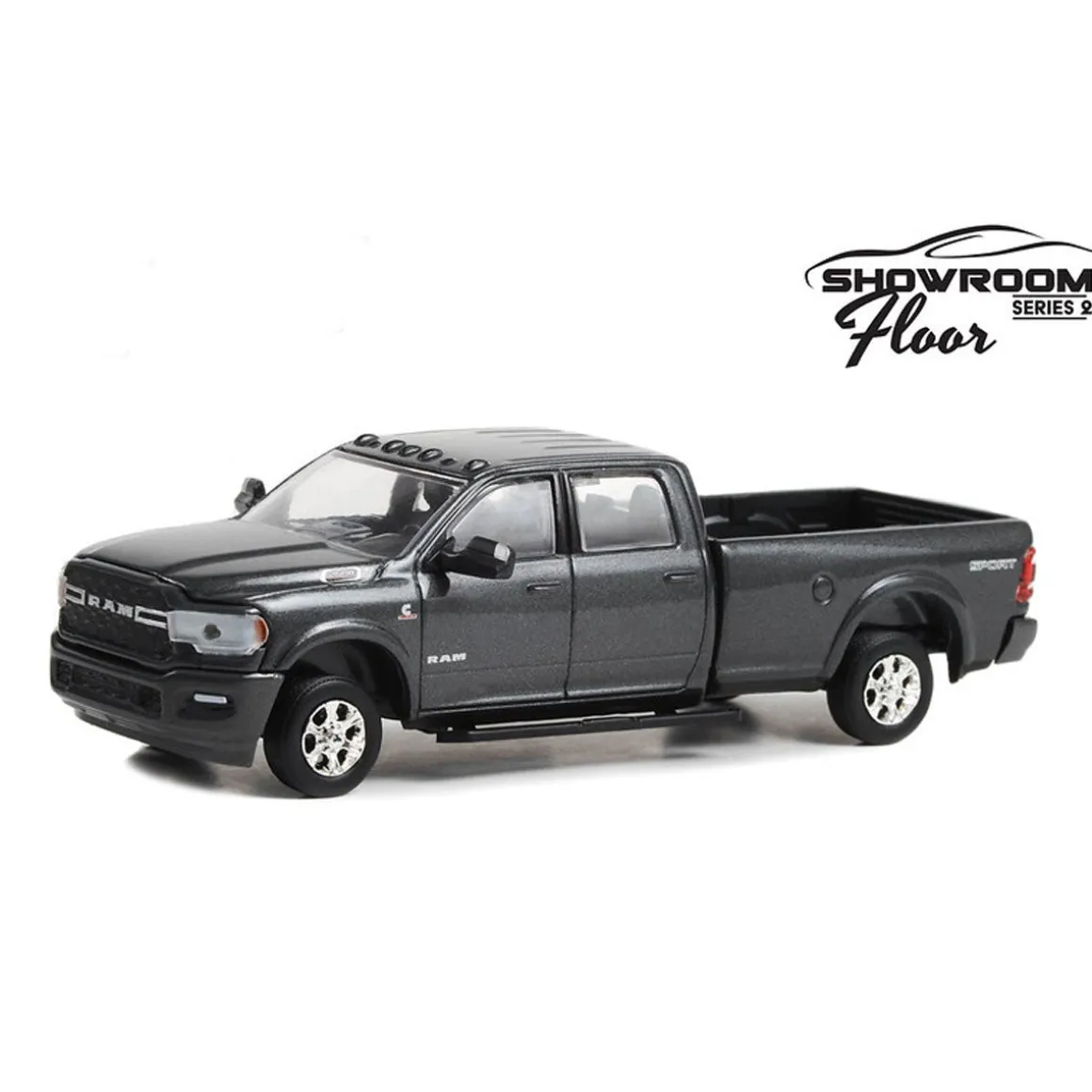 1/64 2022 RAM 2500 Big Horn Sport 4x4, Granite Crystal Metallic, Showroom Floor Series 2