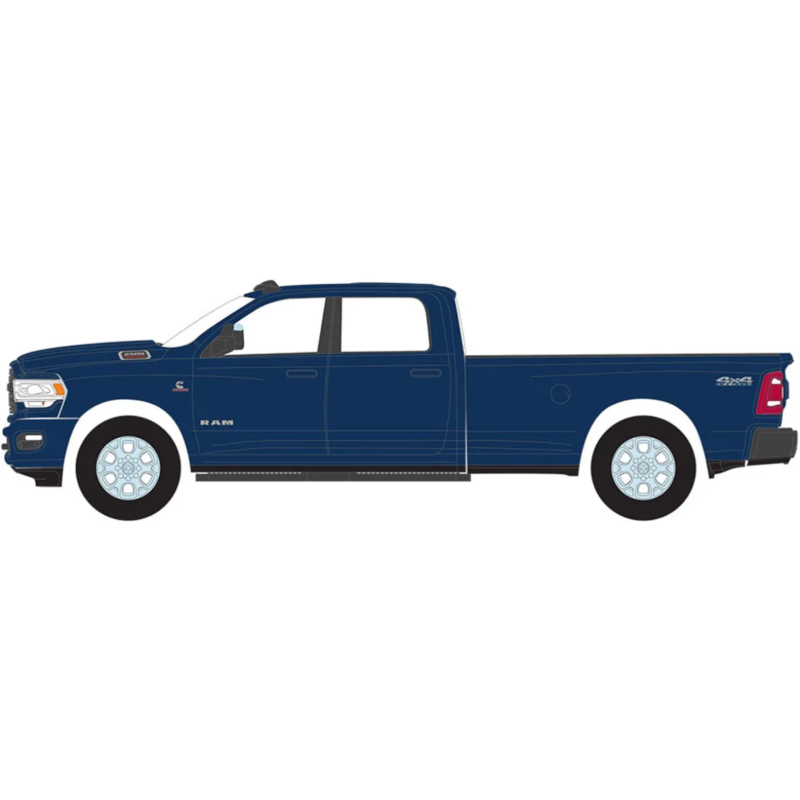 1/64 2023 Ram 2500 Bighorn, Patriot Blue Pearl, Showroom Floor Series 5