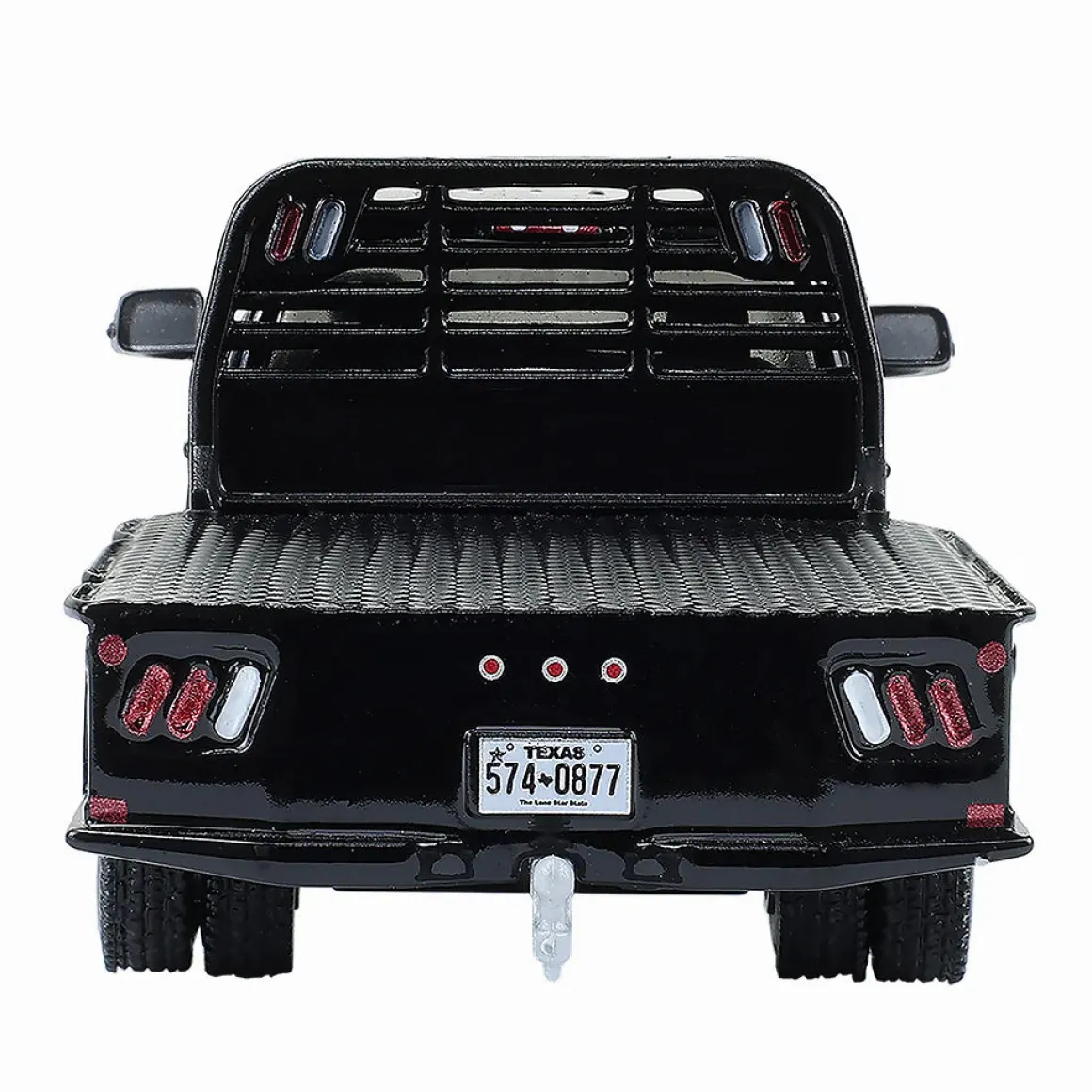 1/64 2023 Ram 3500 Dually Flatbed, Black, Dually Drivers Series 16