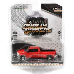 1/64 2021 RAM 3500 Dually, Longhorn Edition, Flame Red