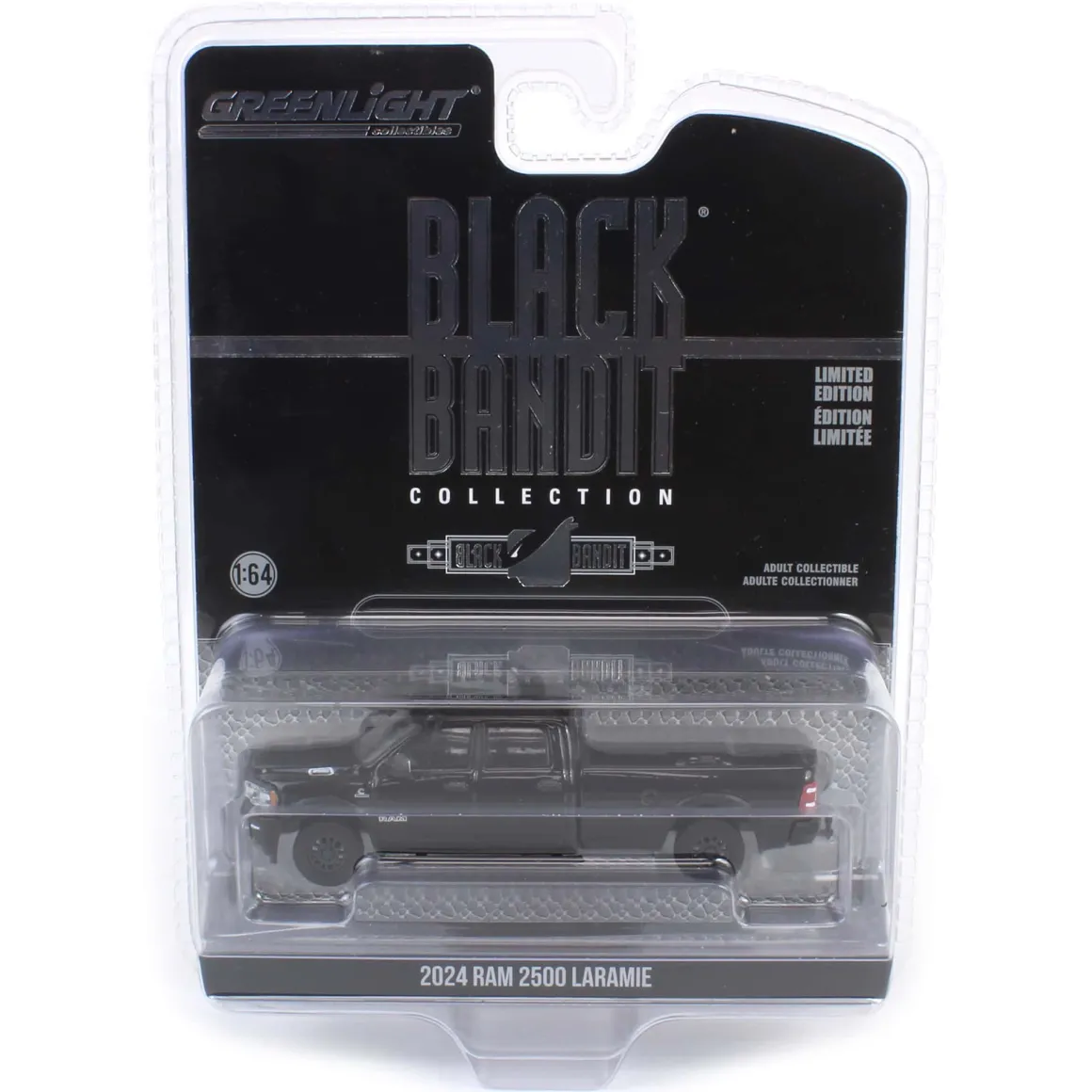 1/64 2024 Ram 2500 Laramie, Black Bandit Series 29