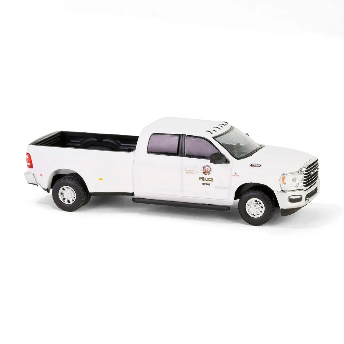 1/64 2023 Ram 3500 Laramie Dually, Los Angeles Police Department, Dually Drivers Series 15