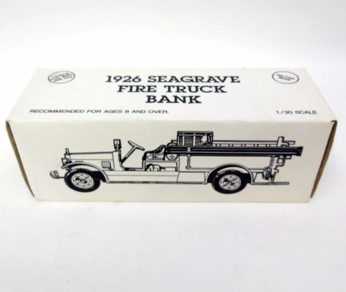 1/30 1923 Seagrave Fire Engine Bank, Dubuque Iowa Department, Pumper Unit No. 5