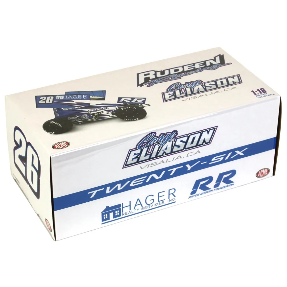 1/18 2021 Sprint Car, Hager Realty Rudeen Racing, 26 Cory Eliason