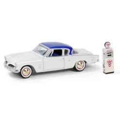 1/64 1954 Studebaker Commander Starliner with Wayne 505 Gas Pump, Hobby Shop Series 16
