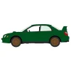 1/64 2002 Subaru Impreza WRX, Savanna Green, Johnny Lightning Import Heat