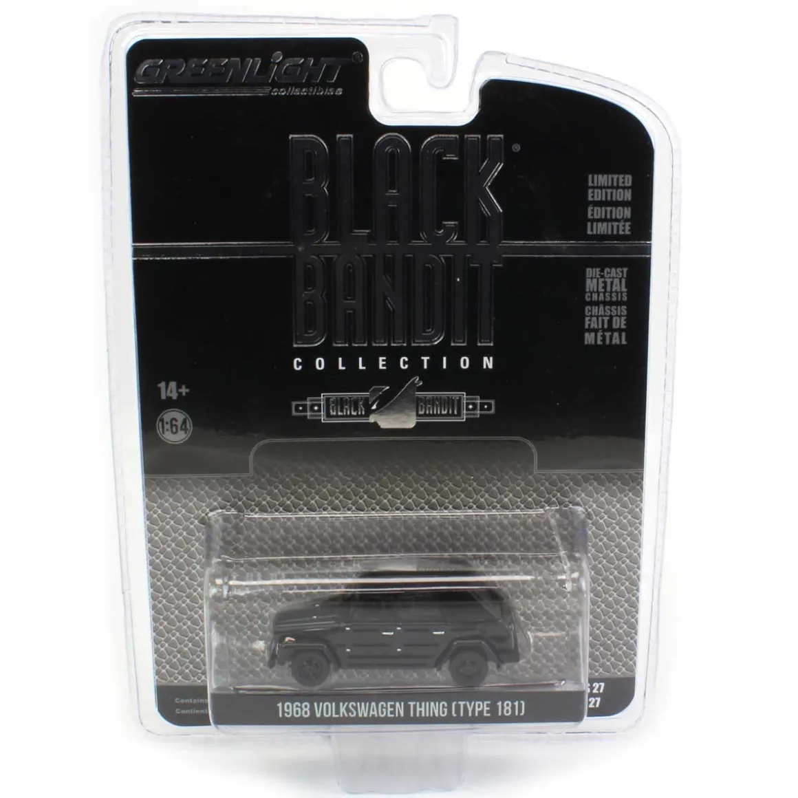 1/64 1968 Volkswagen Thing (type 181), Black Bandit Series 27