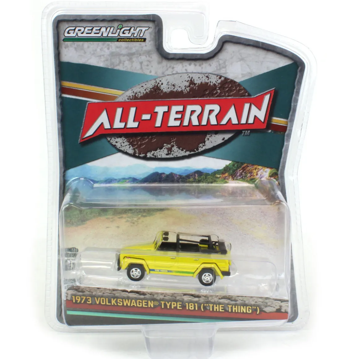1/64 1973 Volkswagen Thing, Yellow with Stripes, All-Terrain Series 14
