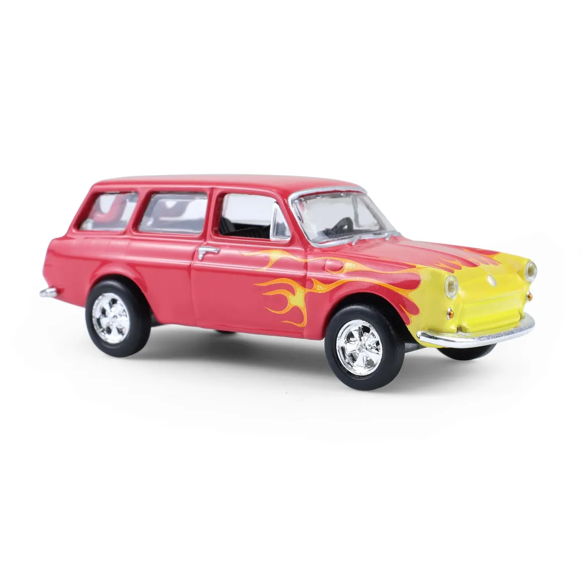 1/64 1963 Volkswagen Type 3 Panel Van, Flames, Club Vee-Dub Series 21