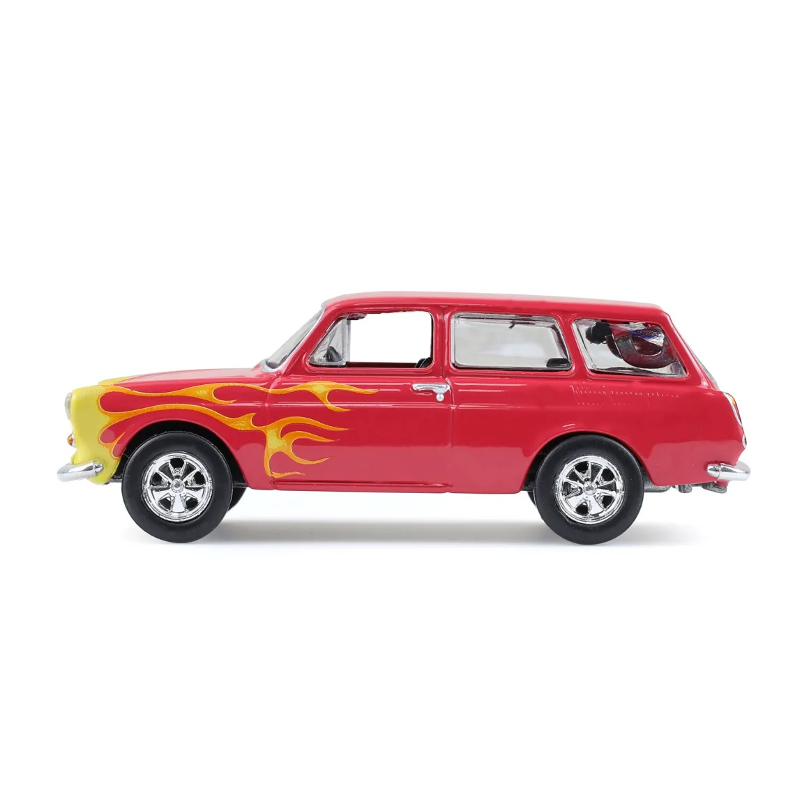 1/64 1963 Volkswagen Type 3 Panel Van, Flames, Club Vee-Dub Series 21