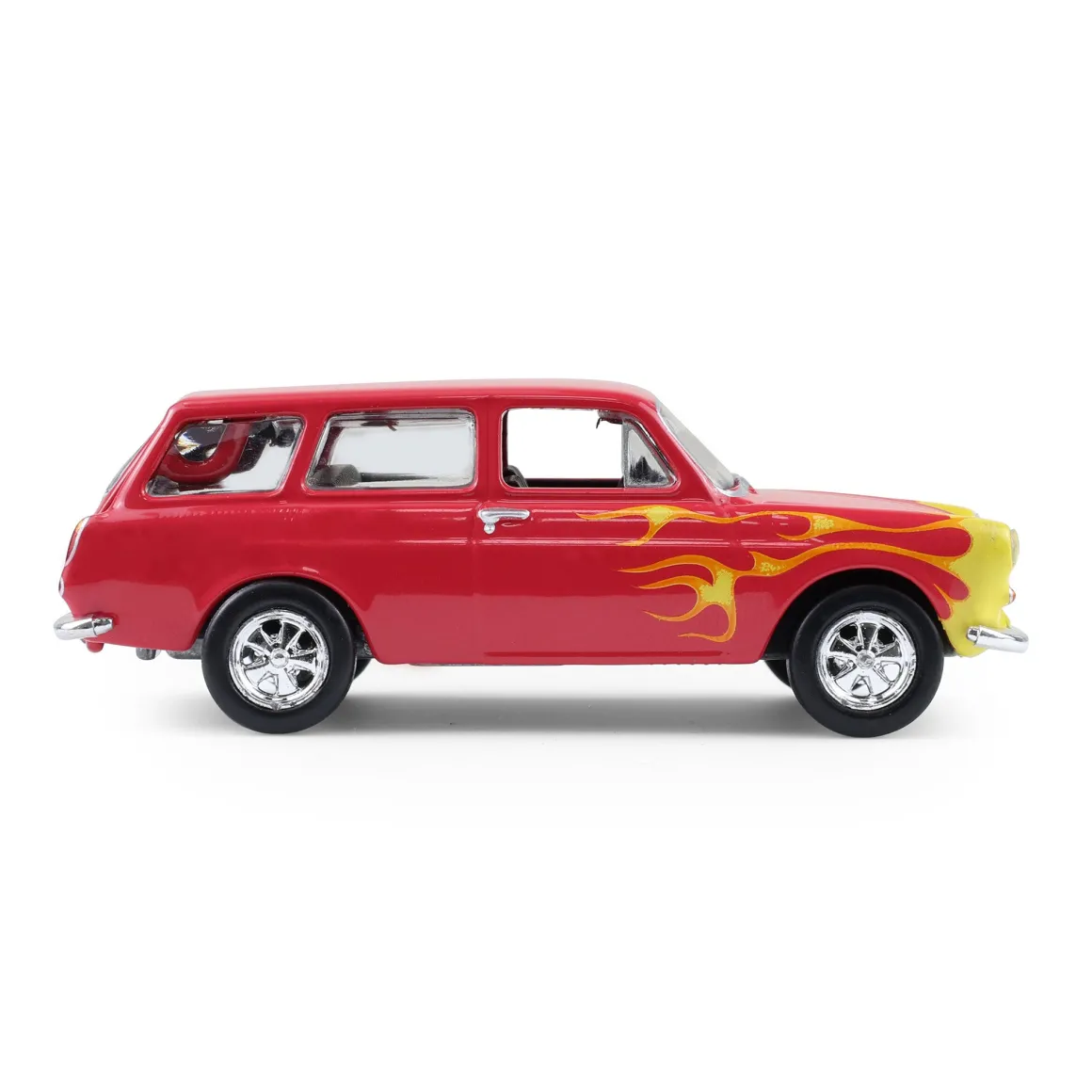 1/64 1963 Volkswagen Type 3 Panel Van, Flames, Club Vee-Dub Series 21
