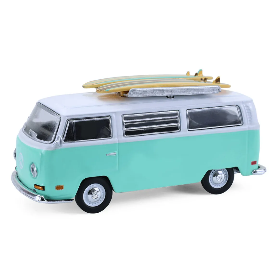 1/64 1971 Volkswagen Type 2 with Surfboards & Teardrop Trailer, Hitch & Tow Series 33