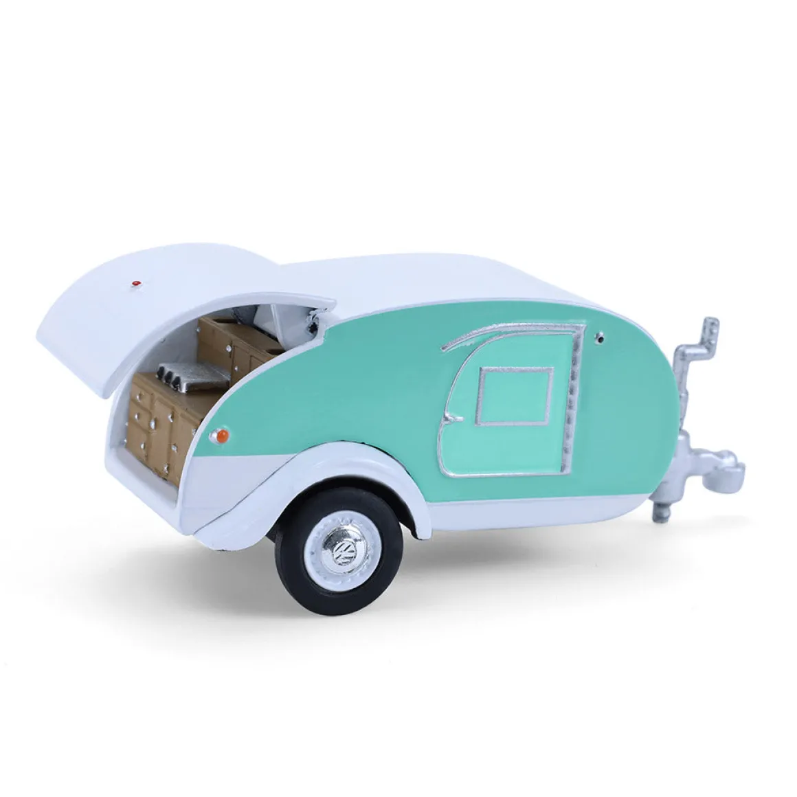 1/64 1971 Volkswagen Type 2 with Surfboards & Teardrop Trailer, Hitch & Tow Series 33