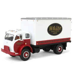 1/34 1953 White 3000 COE Delivery Van, White Super Power Decals, by First Gear