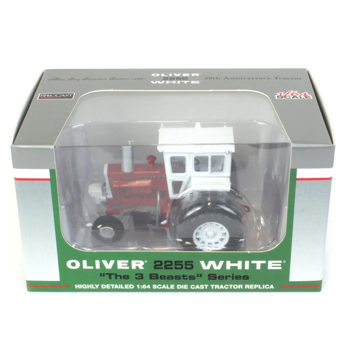 1/64 1974 White 2255 w/ Cab & Duals, Red Scheme w/ Silver Lettering, Toy Tractor Times 38th Anniversary