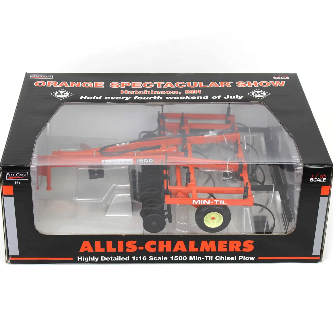 1/16 Allis Chalmers 1500 Min-Til Chisel Plow, 2024 Orange Spectacular Show