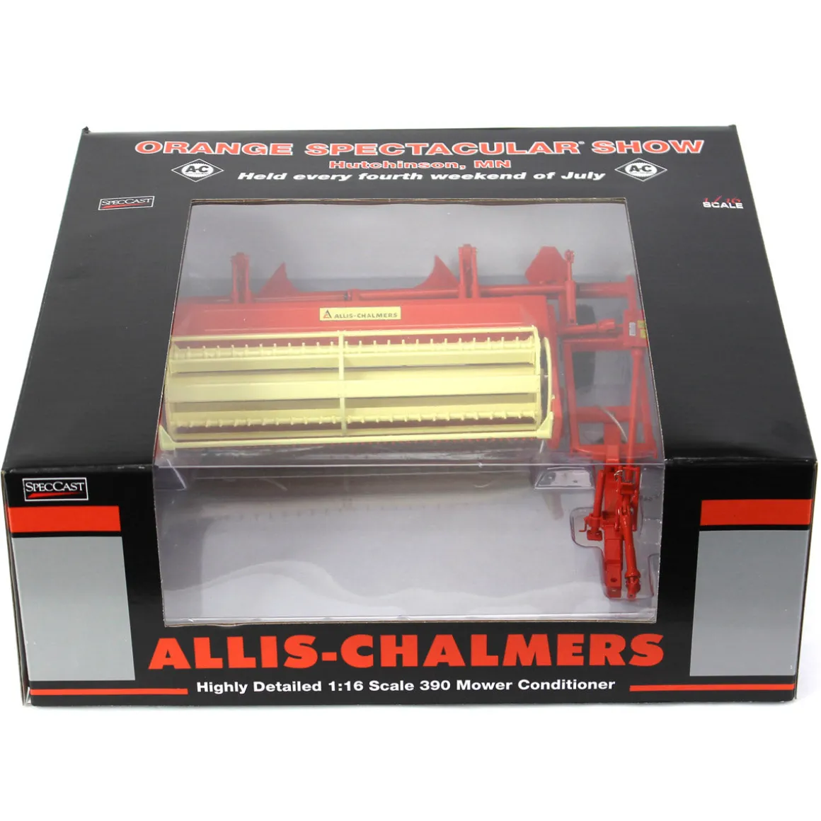 1/16 Allis Chalmers 390 Mower Conditioner, 2023 Orange Spectacular Show