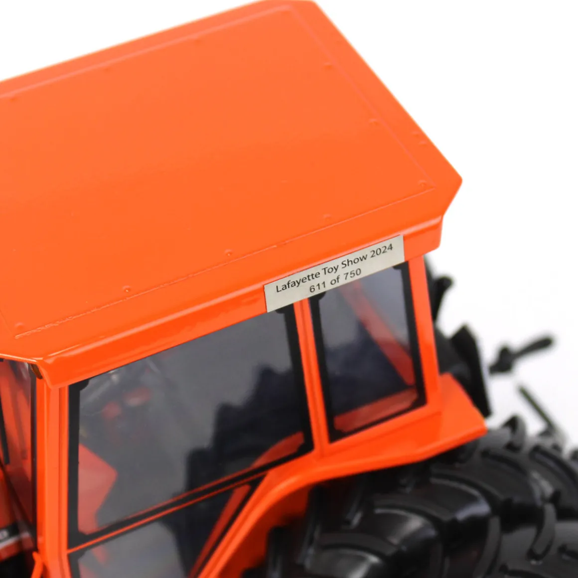 1/16 Allis Chalmers 6070 w/ FWA, Rear Duals, Loader & Cab, 2024 Lafayette Farm Toy Show