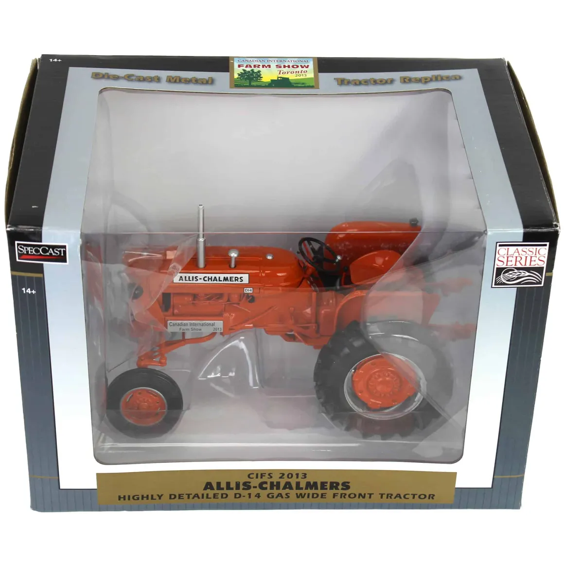 1/16 Allis Chalmers D-14 Gas Wide Front Tractor, 2013 CIFS
