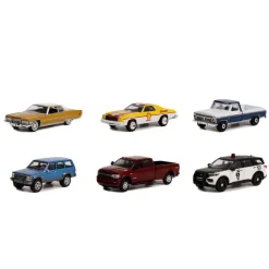 1/64 Anniversary Collection Series 14 by Greenlight, 6 Vehicle Set--SEALED