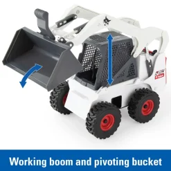 1/16 Big Farm Bobcat S450 Skid Steer Set with Accessories