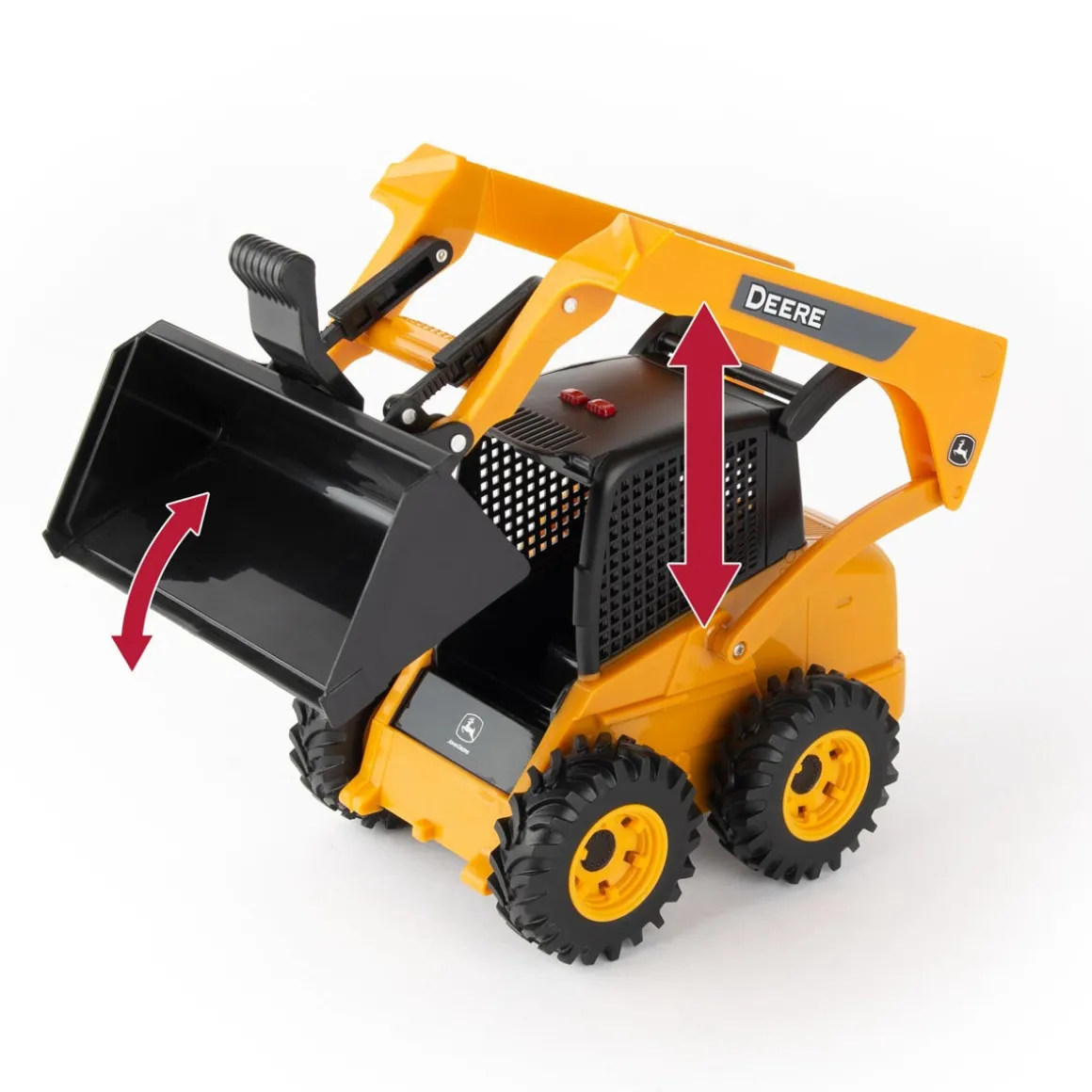 1/16 Big Farm John Deere Skid Steer Set with Accessories
